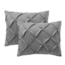 Gray best sale pillow sham